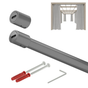 Taras Smart 32 drążek stalowy fi 32 mm grafit 295 cm