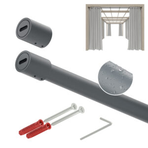Taras Smart 25 Ocynk drążek stalowy fi 25 mm antracyt struktura 200 cm